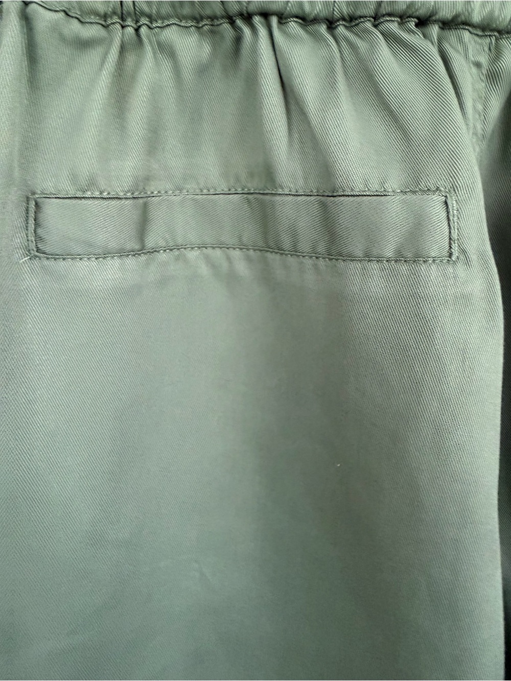 Sage Green Utility Romper| Size 10 |Zip Front |Drawstring Waist - Picture 8 of 12